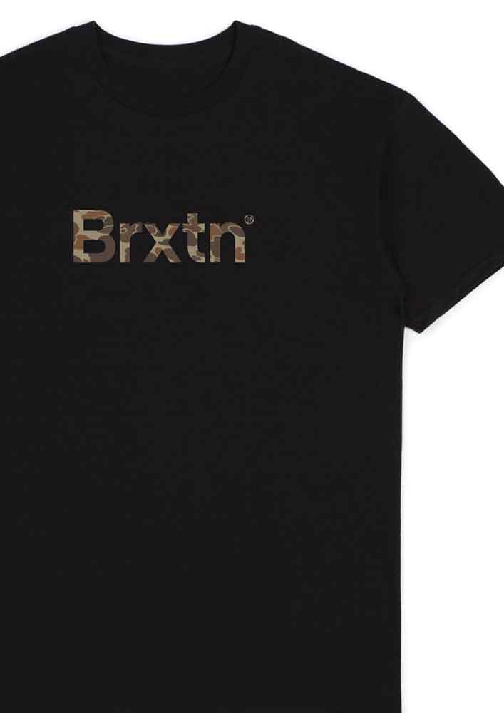 Brixton Gate T-Shirt Black  Brixton   