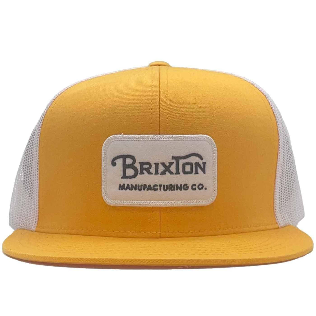 Brixton Grade Mesh Cap Nugget Gold  Brixton   