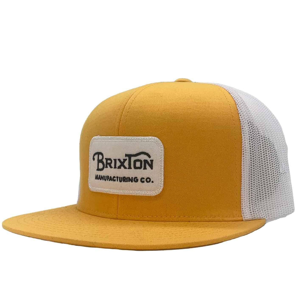 Brixton Grade Mesh Cap Nugget Gold  Brixton   