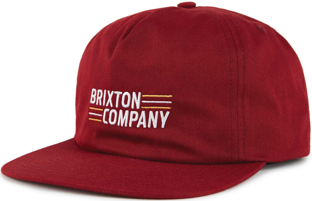 Brixton Lucero Snapback Burgundy  Brixton   