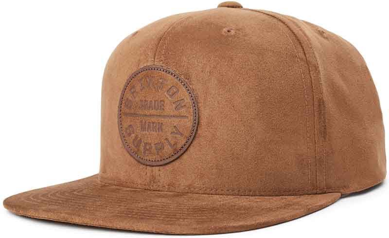 Brixton Oath III Snapback Cap Hide  Brixton   