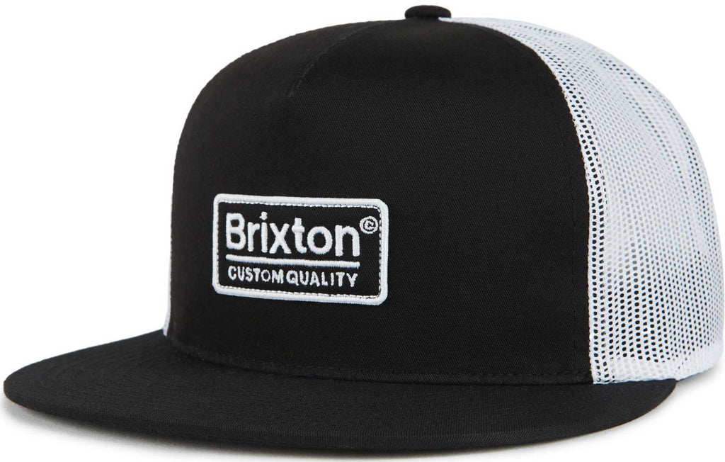 Brixton Palmer Mesh Cap Black White  Brixton   