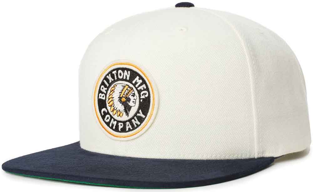 Brixton Rival Snapback Cap Dove Washed Navy  Brixton   