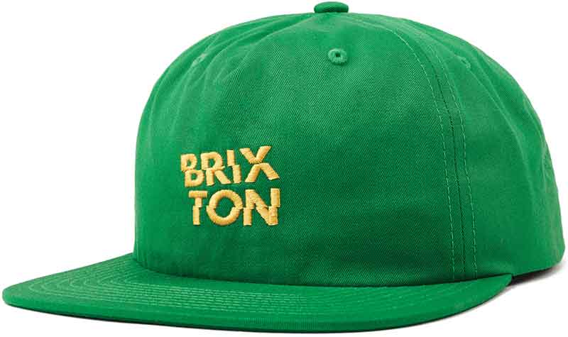 Brixton Team Snapback Cap Kelly Green  Brixton   