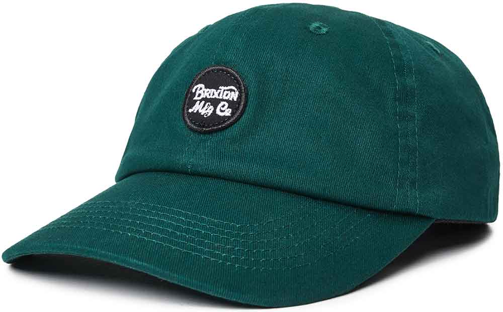 Brixton Wheeler Strapback Cap Emerald  Brixton   