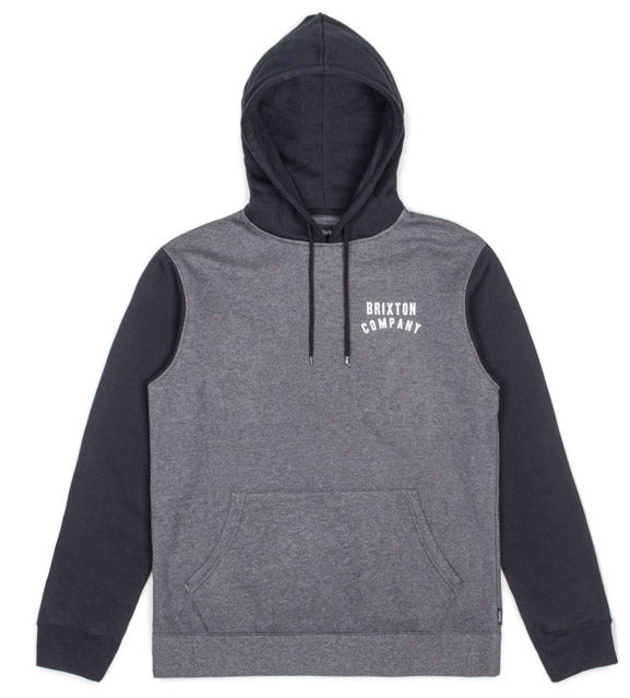 Brixton Woodburn Hood Charcoal Heather Black  Brixton   