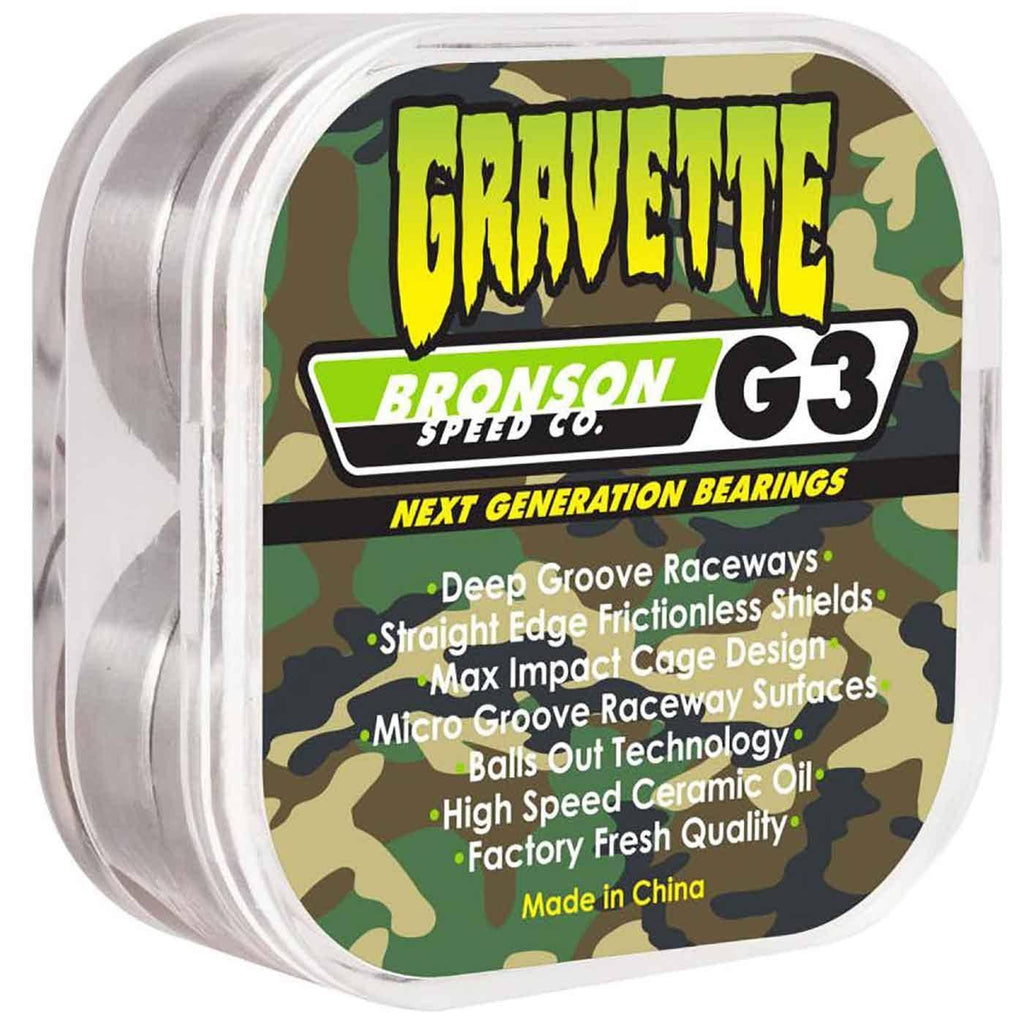 Bronson Gravette Pro G3 Speed Bearings  Bronson   