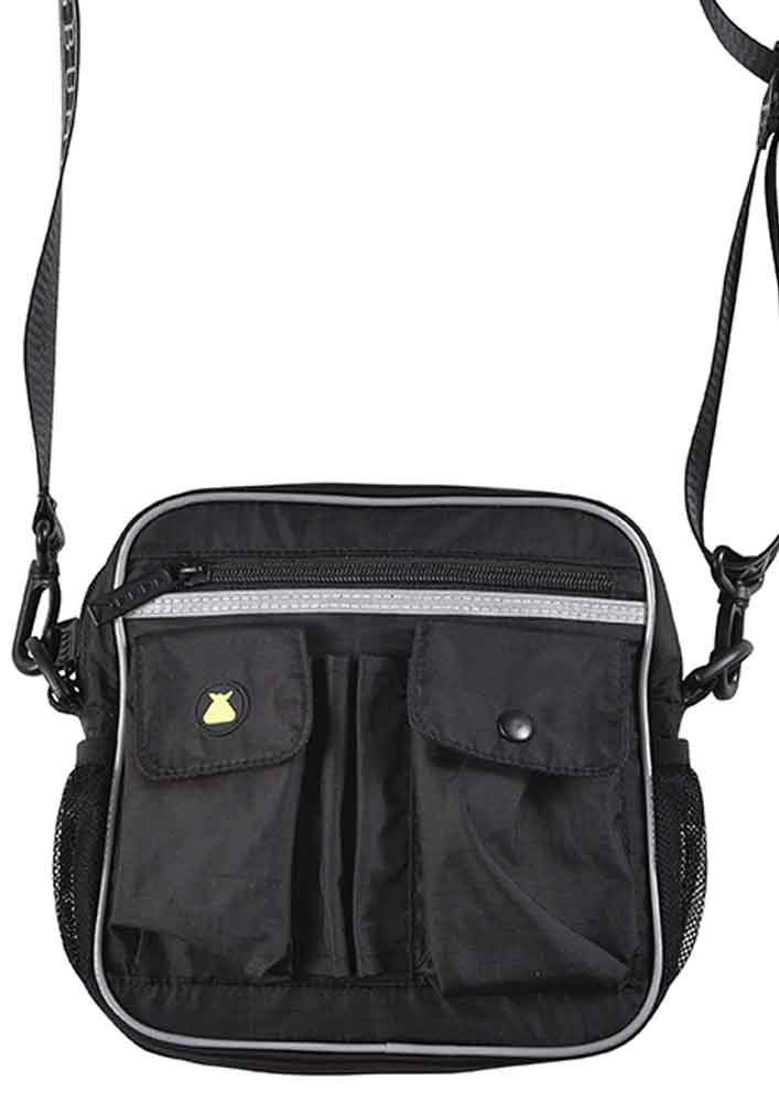 Bumbag Hi Viz Utility Shoulder Bag Black  Bumbag   