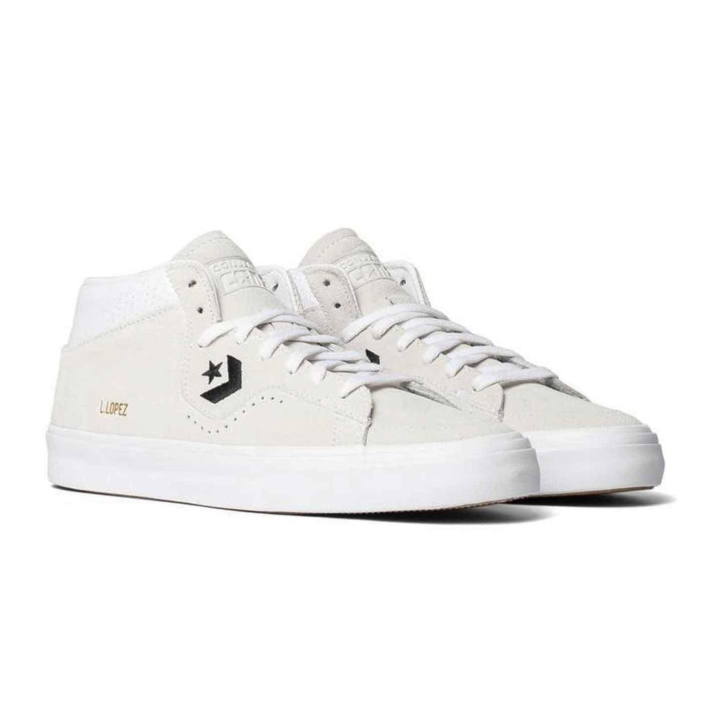 Converse Cons Louie Lopez Pro Mid White Black White Schuh  Converse   