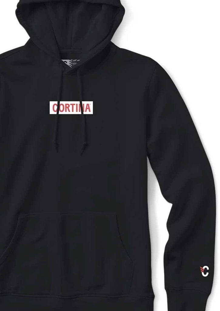 Cortina Box Logo Hooded Sweatshirt Black  Cortina   