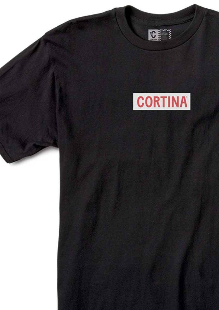 Cortina Box Logo T-Shirt Black  Cortina   