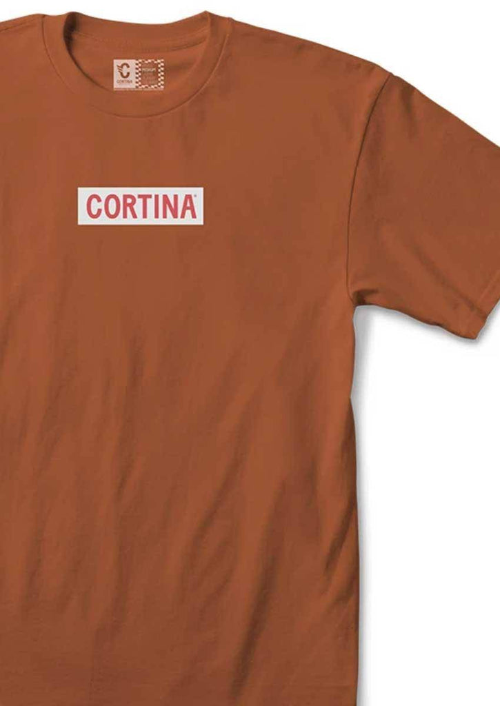 Cortina Box Logo T-Shirt Texas Orange  Cortina   