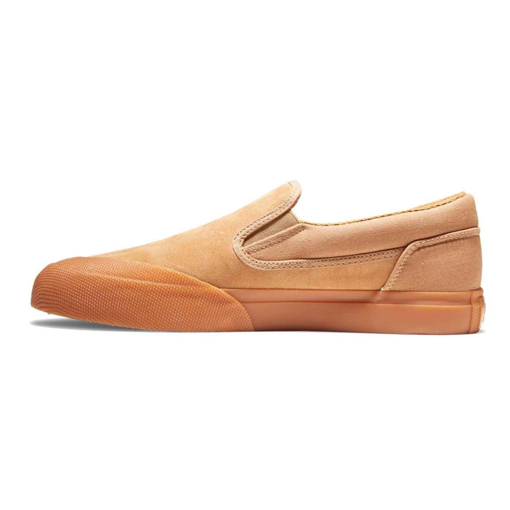 DC Shoes Manual RT S Slip On Skateschuh Brown Gum  DC   