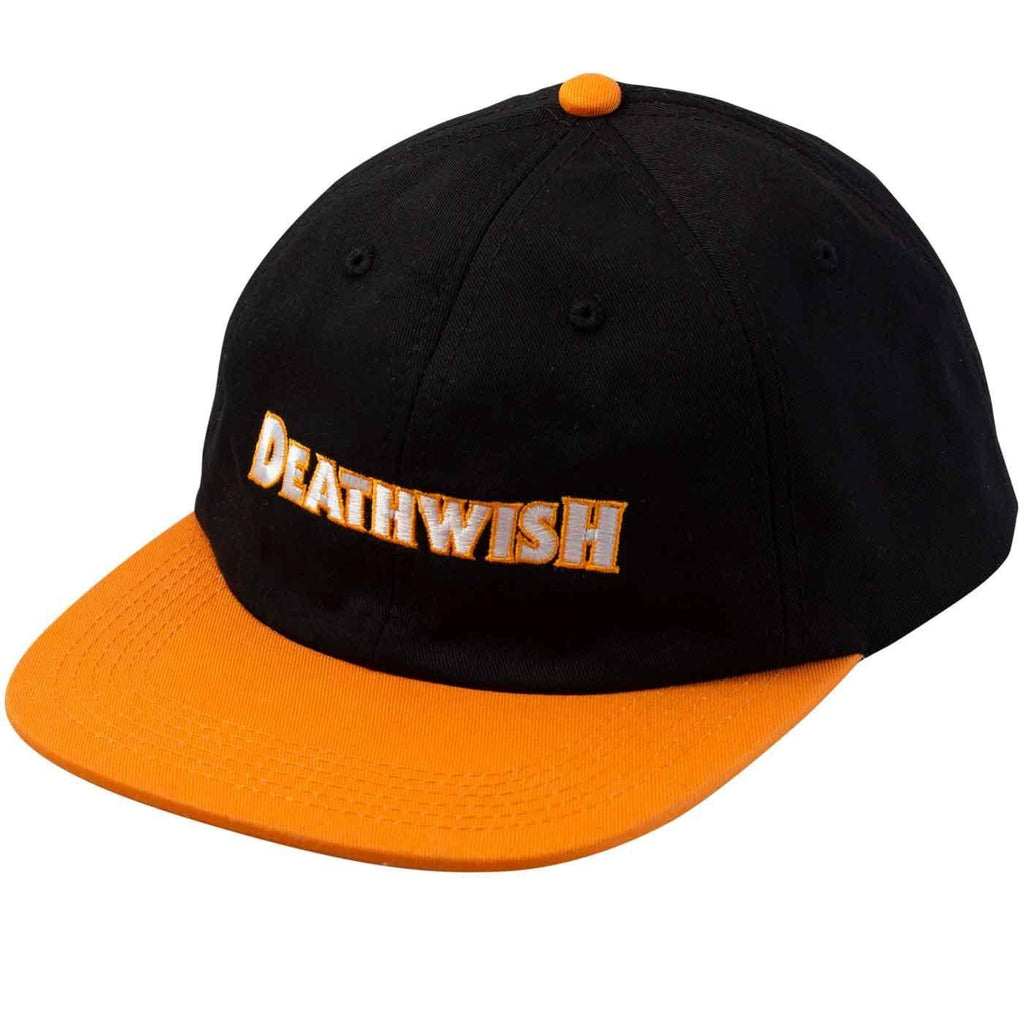 Deathwish Carpenter Snapback Cap Black Orange  Deathwish   