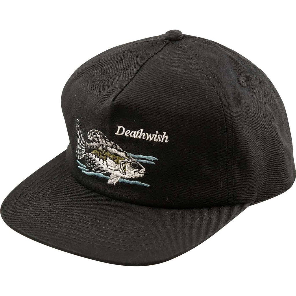 Deathwish Crappie Cap Black  Deathwish   