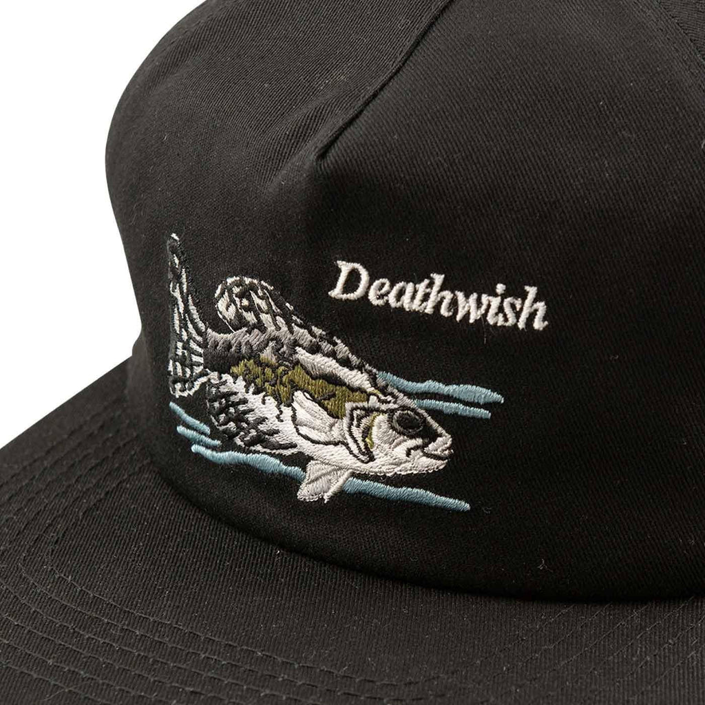 Deathwish Crappie Cap Black  Deathwish   