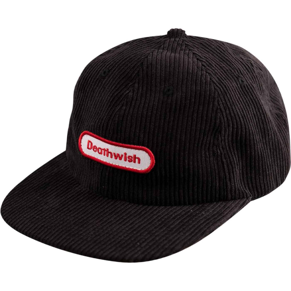 Deathwish Game Time Snapback Kappe Black Cord  Deathwish   