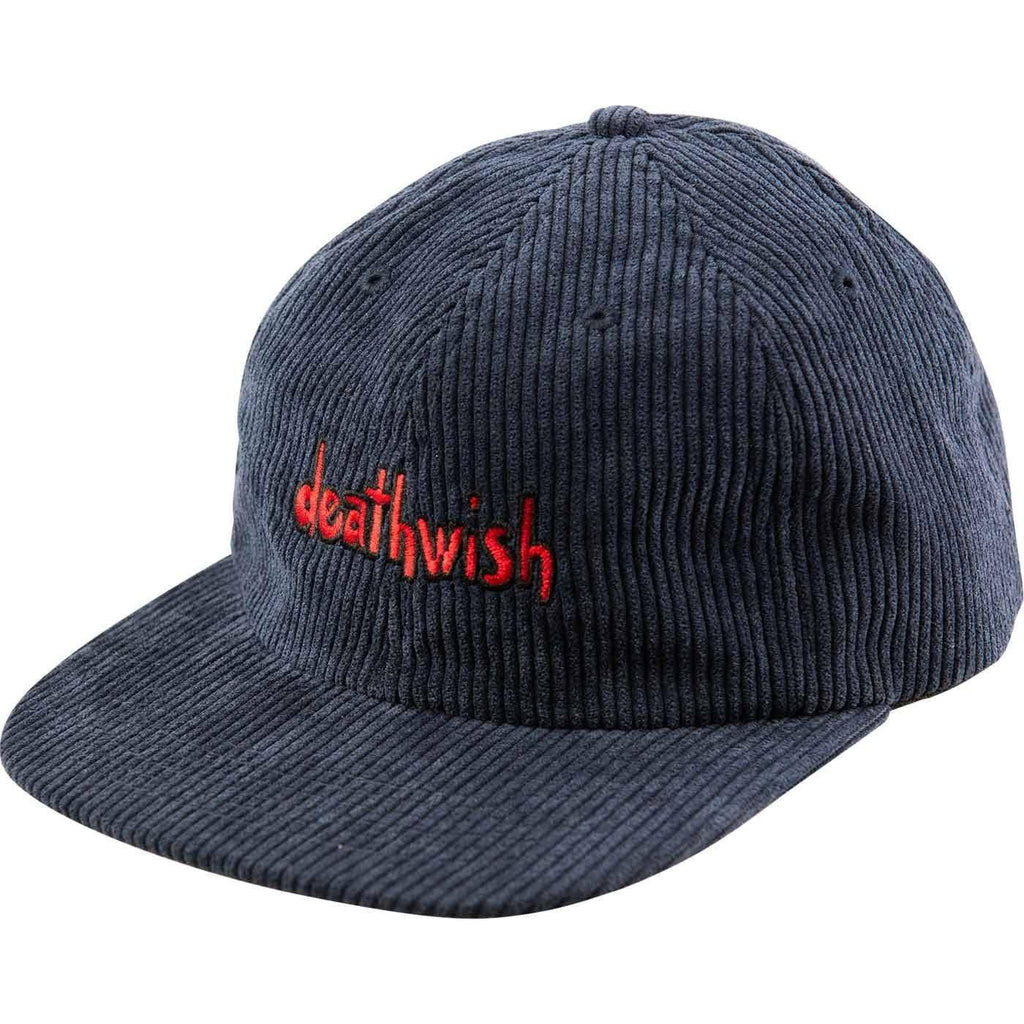 Deathwish Roo Cord Cap Navy  Deathwish   