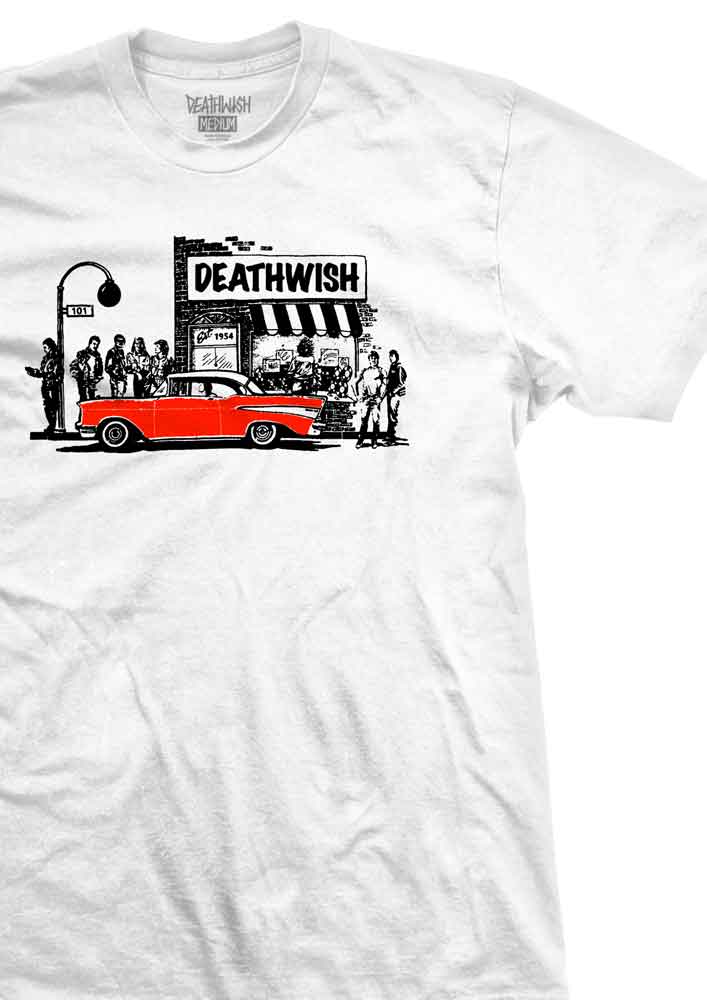 Deathwish The Shop T-Shirt White  Deathwish   