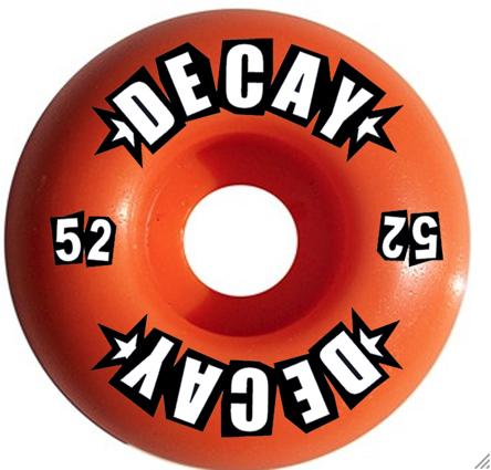 Decay Logo Orange 52mm  Decay   
