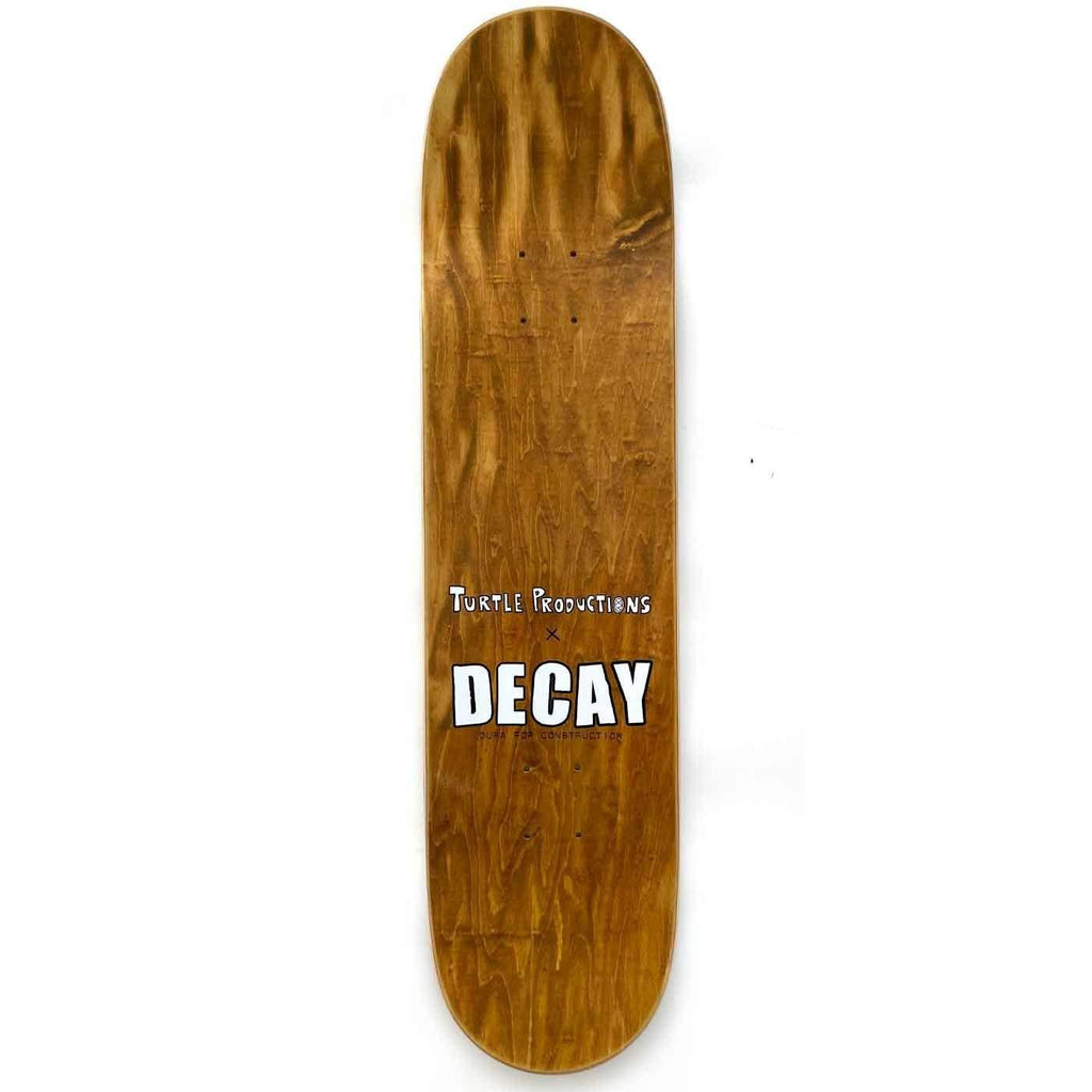 Decay X Turtle Productions Painted 8.125 Deck  Decay   