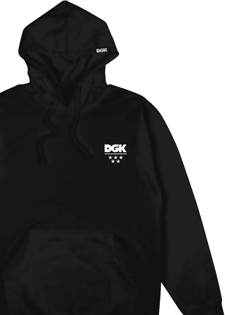 DGK All Star Mini Logo Hoodie Black  DGK   