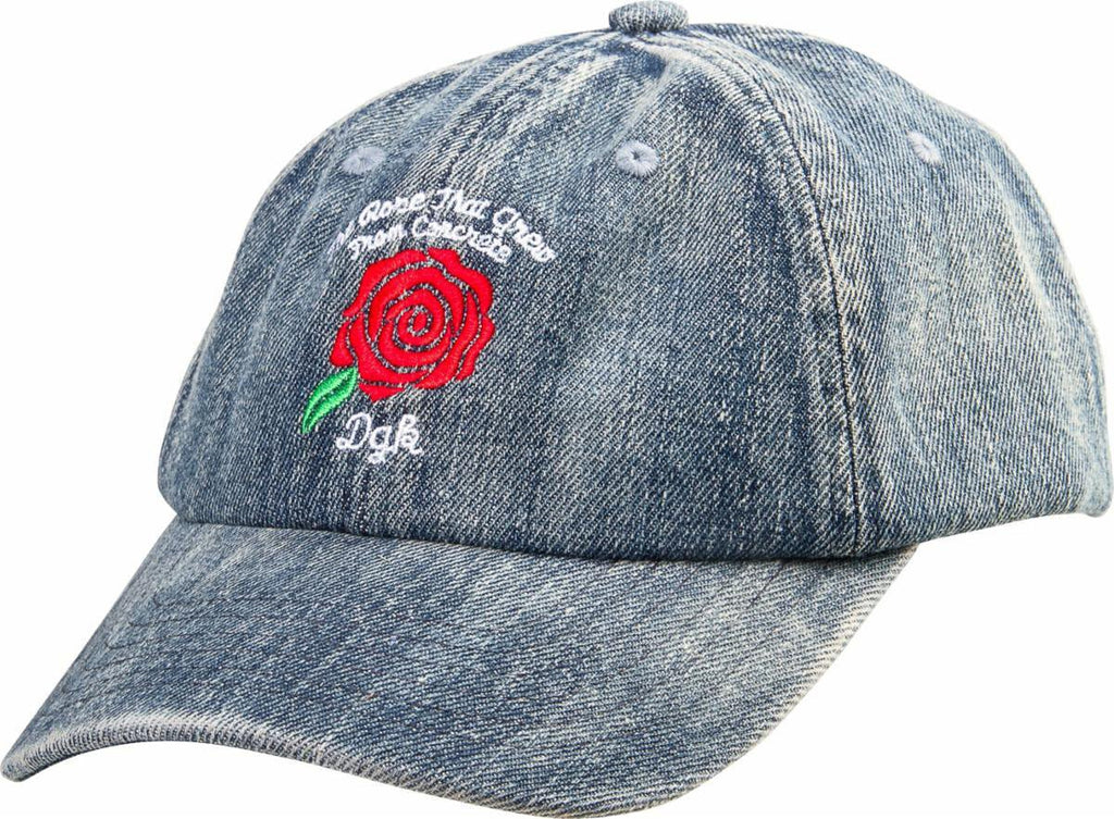 DGK Bloom Denim Strapback Blue  DGK   