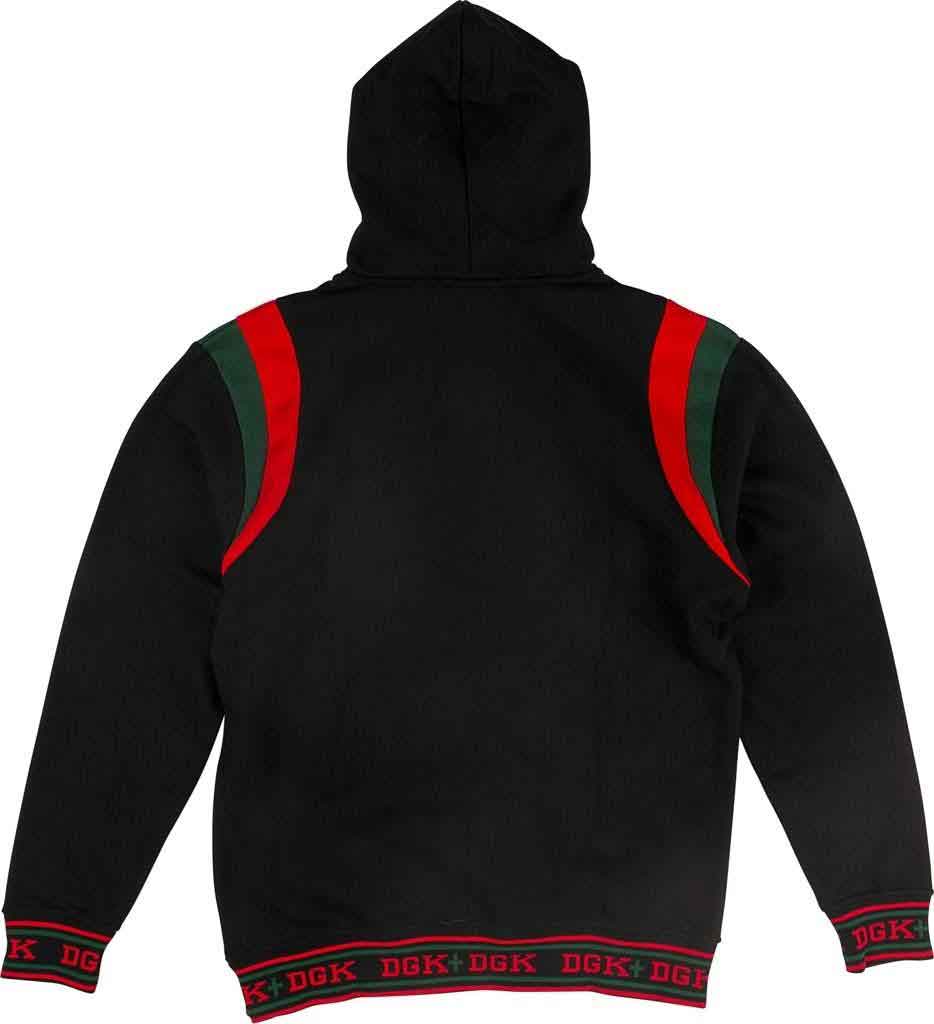 DGK Bravo Hooded Pullover Sweatshirt Black  DGK   
