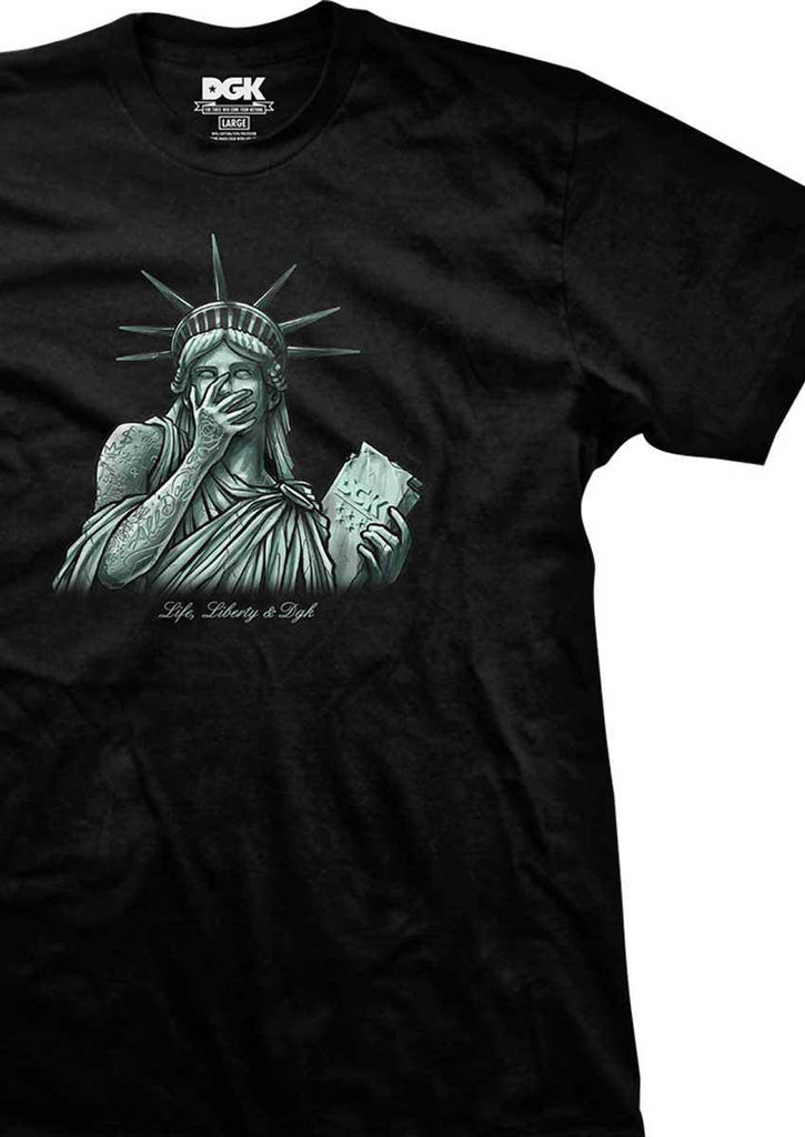 DGK Liberty T-Shirt Black  DGK   