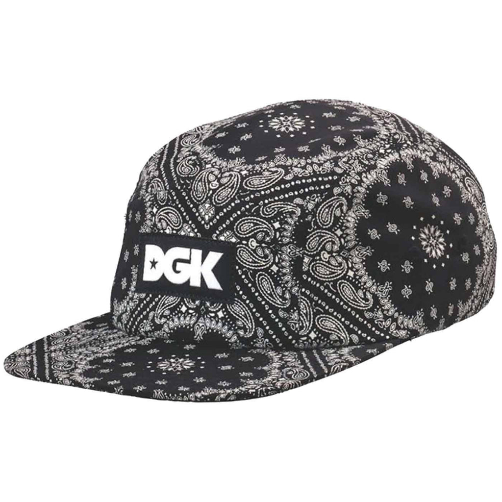 DGK OG Paisley 5 Panel Cap Black  DGK   