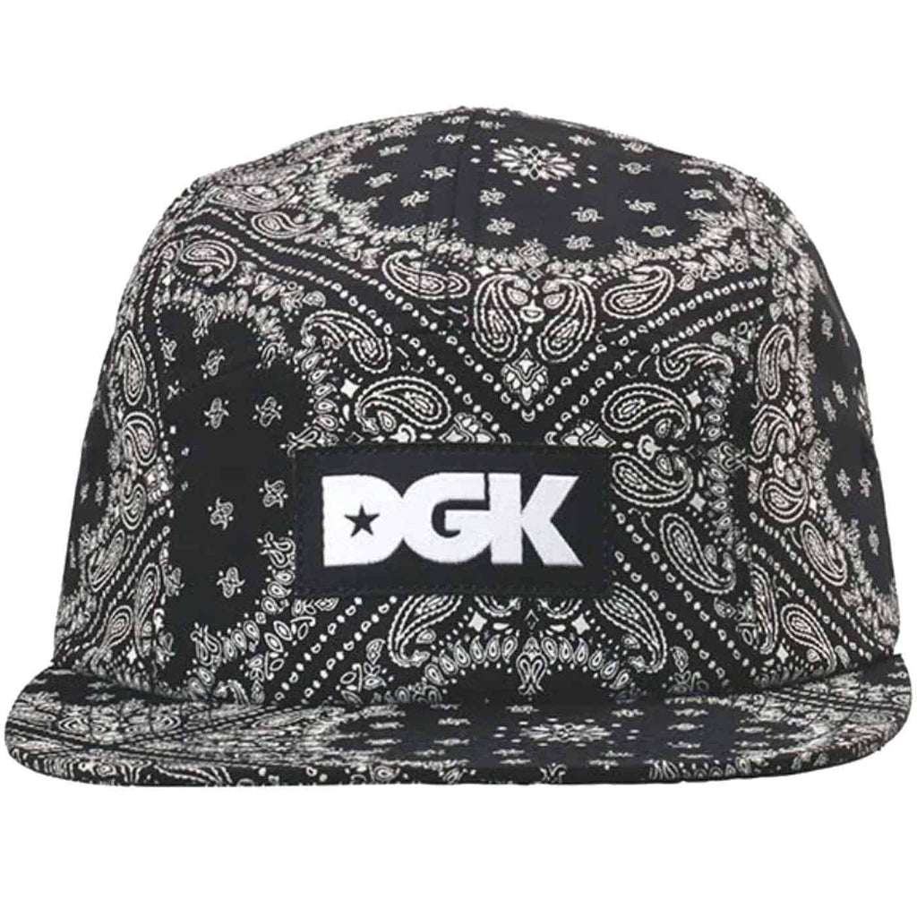 DGK OG Paisley 5 Panel Cap Black  DGK   