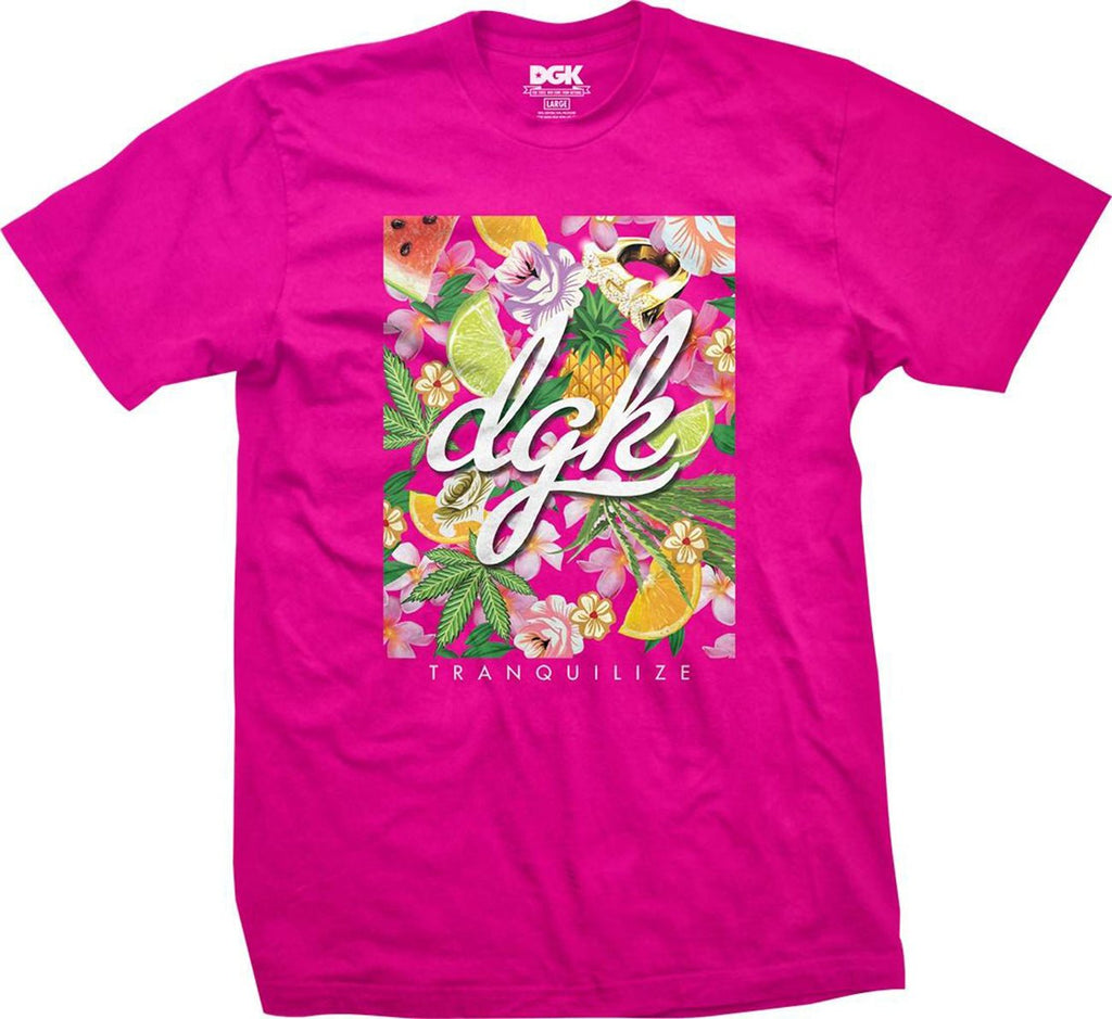 DGK Tranquilize Tee Hot Pink  DGK   