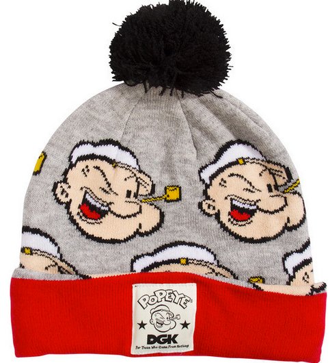 DGK x Popeye Pom Beanie  DGK   