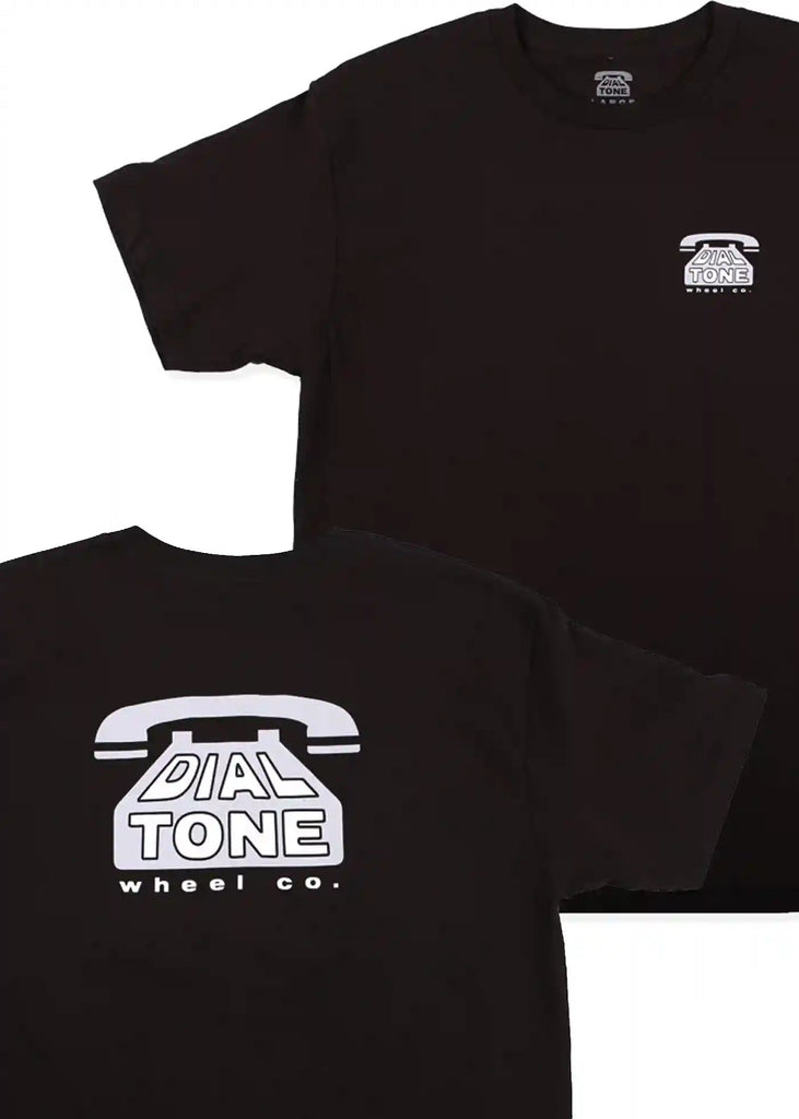 Dial Tone Dial Logo T-Shirt Black  Dial Tone   