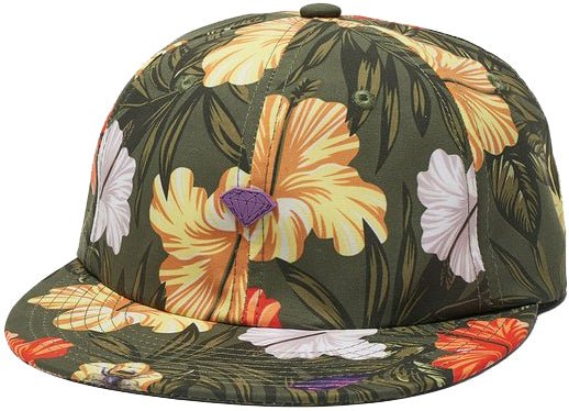 Diamond Aloha Unstructured Hat  Diamond Supply Co   