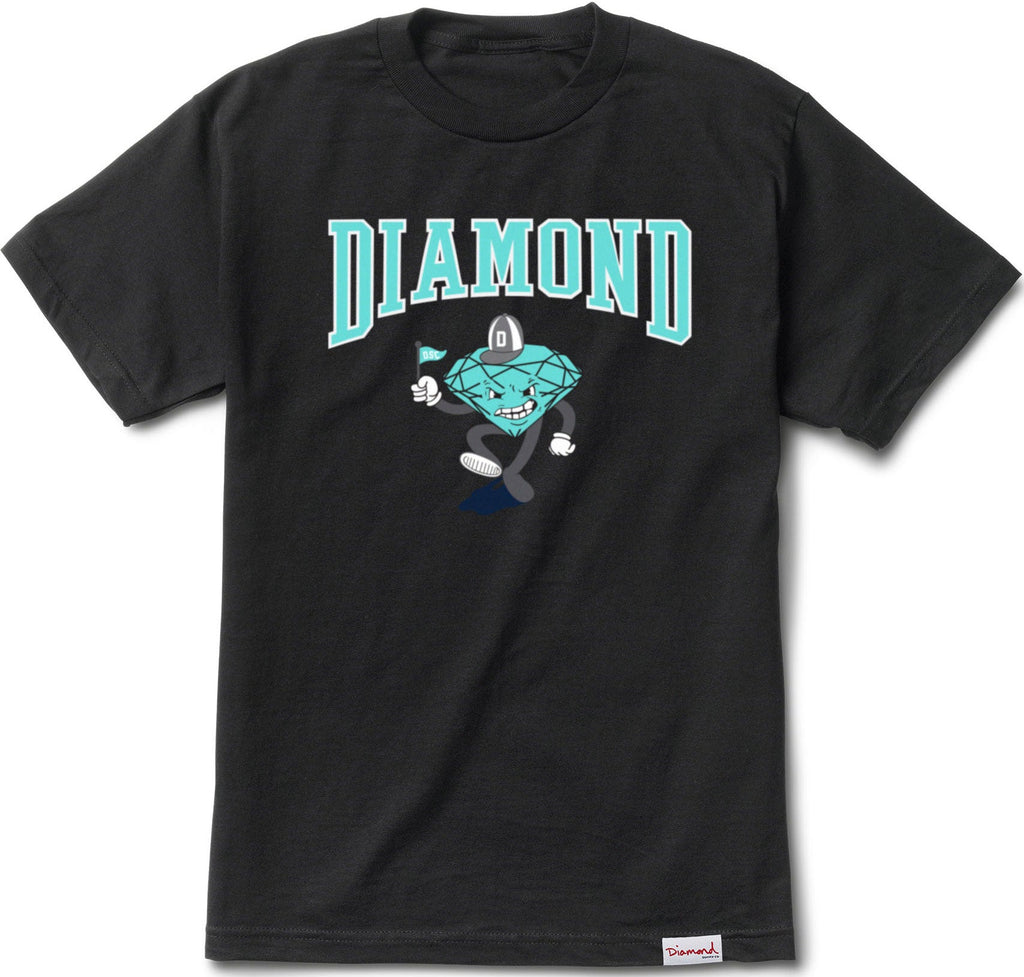 Diamond Team Mascot Tee Black  Diamond Supply Co   