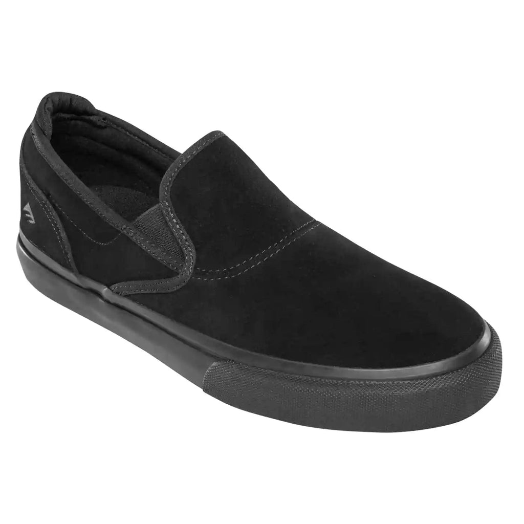 Emerica Wino G6 Slip On Skateschuh Black Black  Emerica   