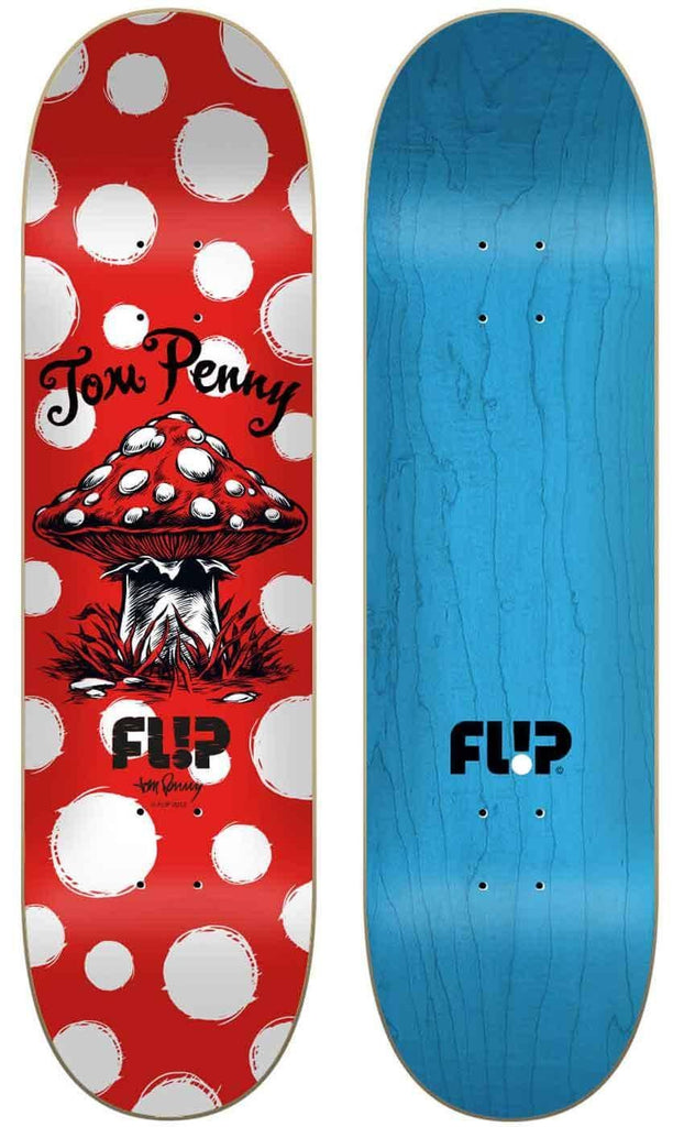 Flip Penny Dots Reboot 8.125 Deck Red  Flip   