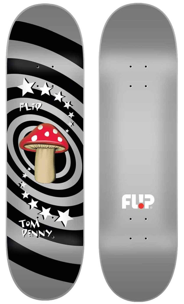Flip Penny Mushroom 8.0 Deck Silver  Flip   
