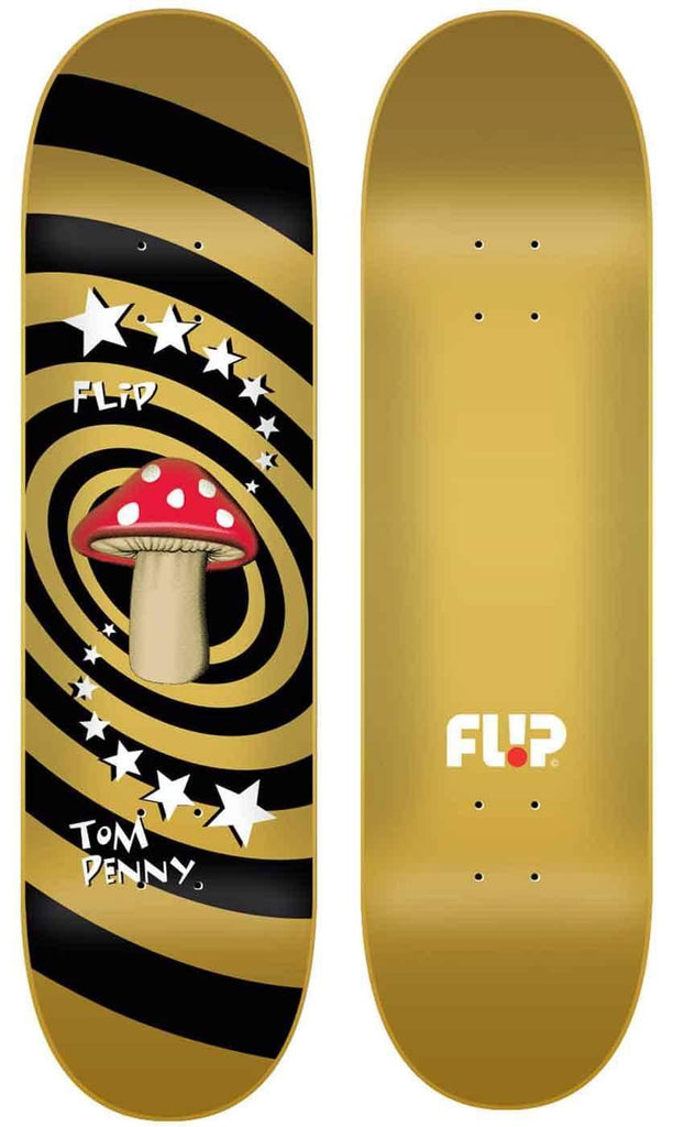 Flip Penny Mushroom 8.25 Deck Gold  Flip   