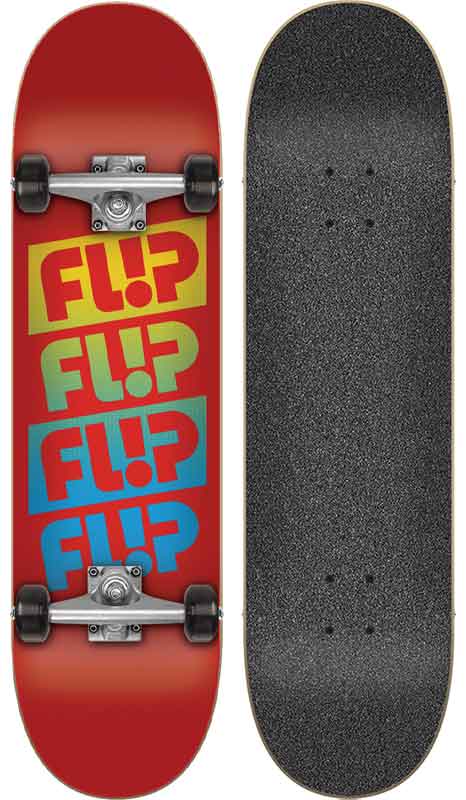 Flip Quattro 7.875 Complete Skateboard  Flip   