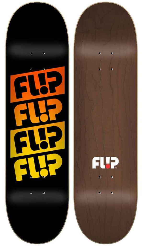 Flip Quattro Faded 8.25 Deck Blacker  Flip   