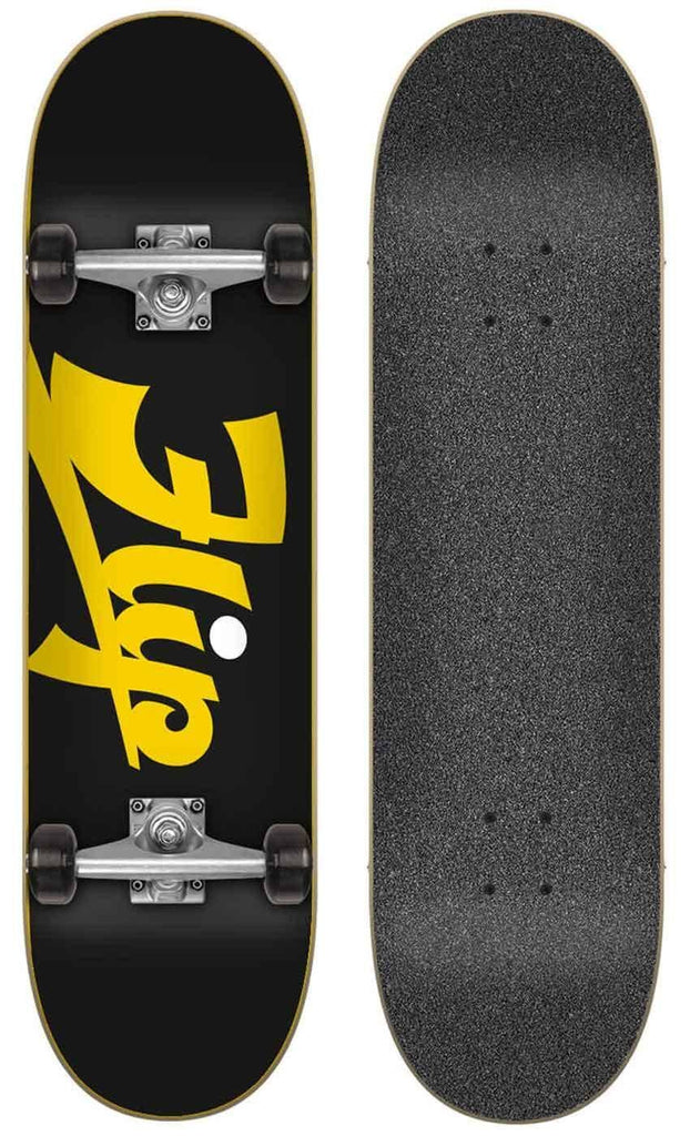 Flip Script 8.0 Complete Skateboard Black  Flip   