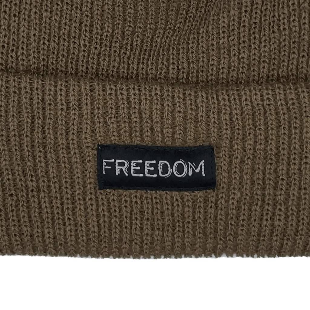 Freedom Label Cuff Beanie Surplus Green  Freedom   