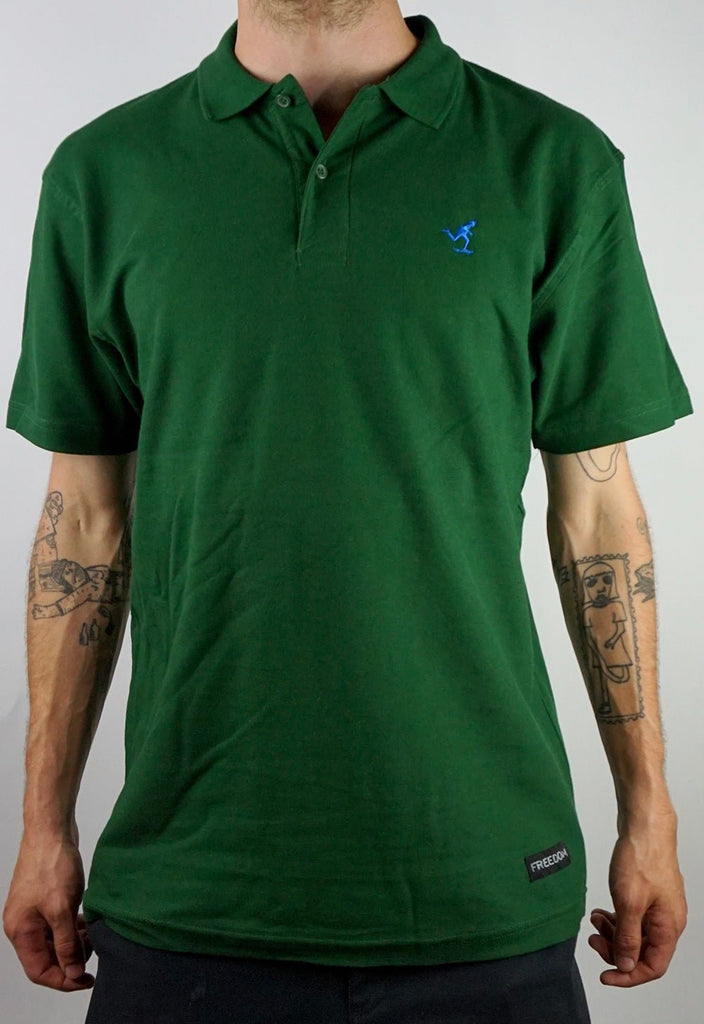 Freedom Pusher Polo Forest Green  Freedom   