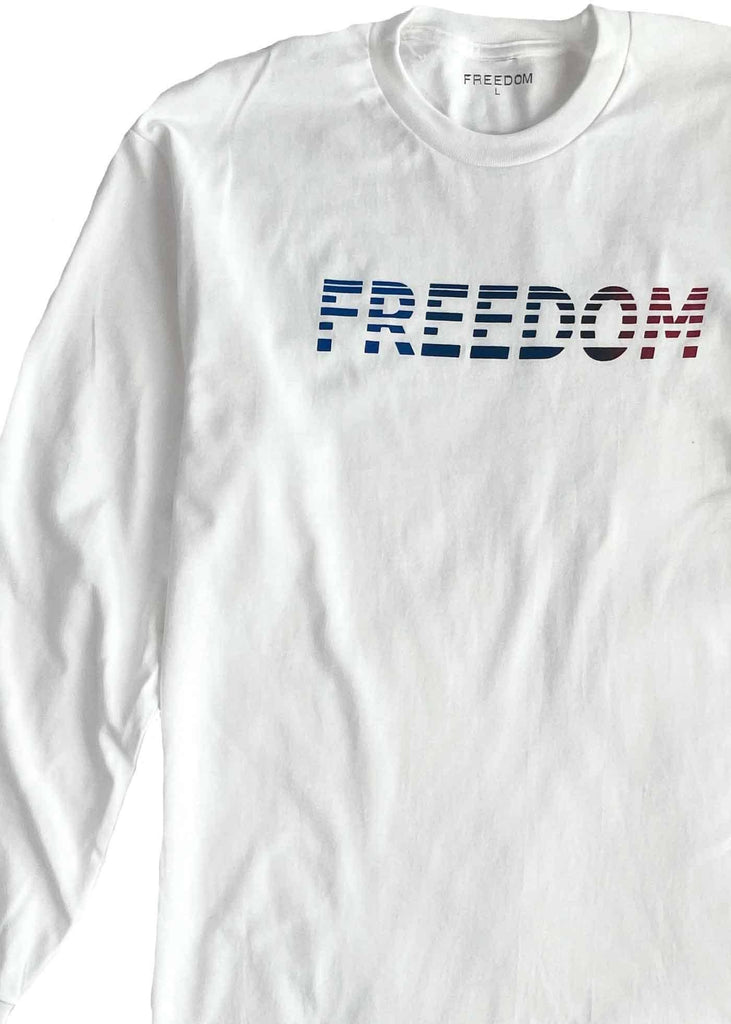 Freedom Speed Kills Longsleeve T-Shirt White Multi  Freedom   