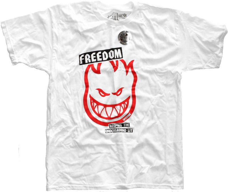 Freedom X Spitfire Collab Tee White  Freedom   