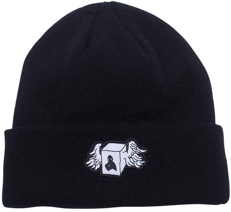 Fucking Awesome Box Wings Beanie Black  Fucking Awesome   