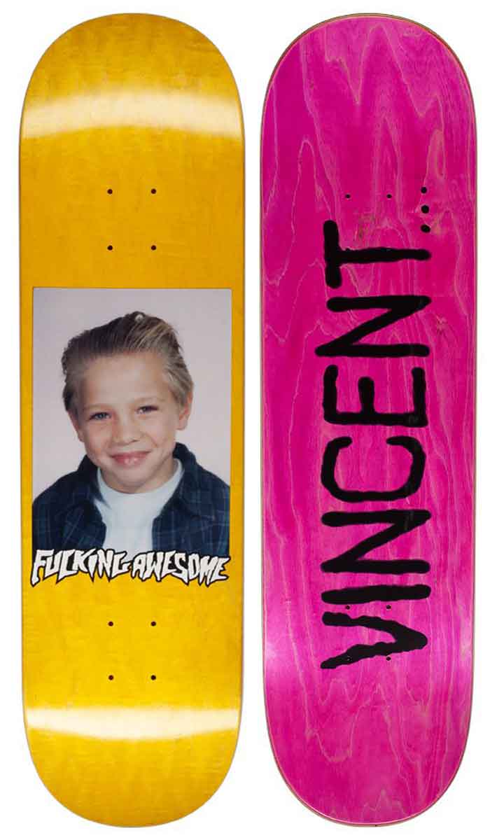 スケートボード FUCKING AWESOME 8.25 VINCENT CLASS PHOTO Fucking Awesome Vincent Class Photo 8.25 Deck – Freedom Skateshop