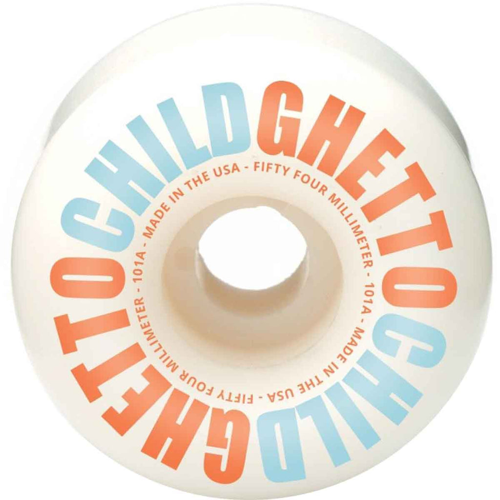 Ghetto Child 54mm 101A Classic Logo Street Formula Wheels  Ghetto Child   